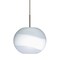 Besa Lighting Luna Cord Pendant, Opal-Frost, Bronze Finish, 1x9W LED 1JT-477699-LED-BR - alternate 1